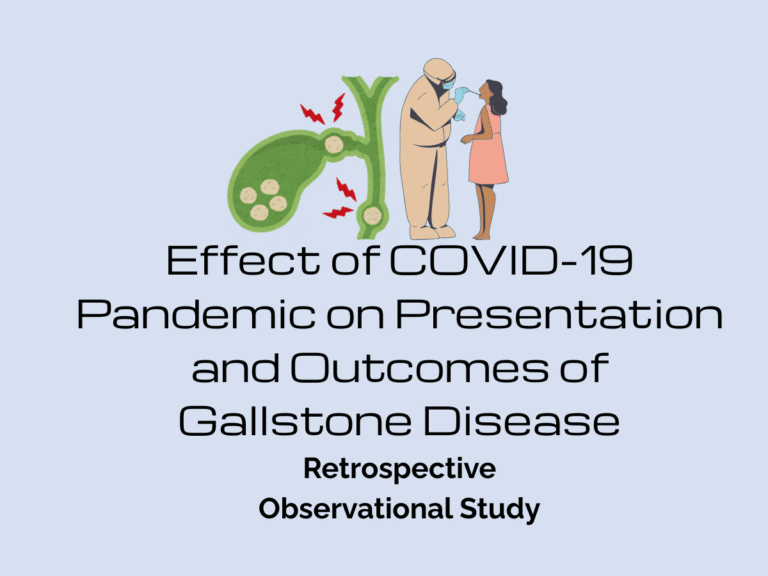 Effect of COVID-19 Pandemic on Presentation and Outcomes of Gallstone Disease